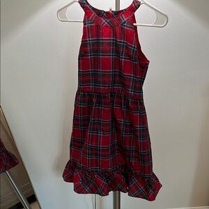 Plaid Red Kids vineyard vines holiday dress 12